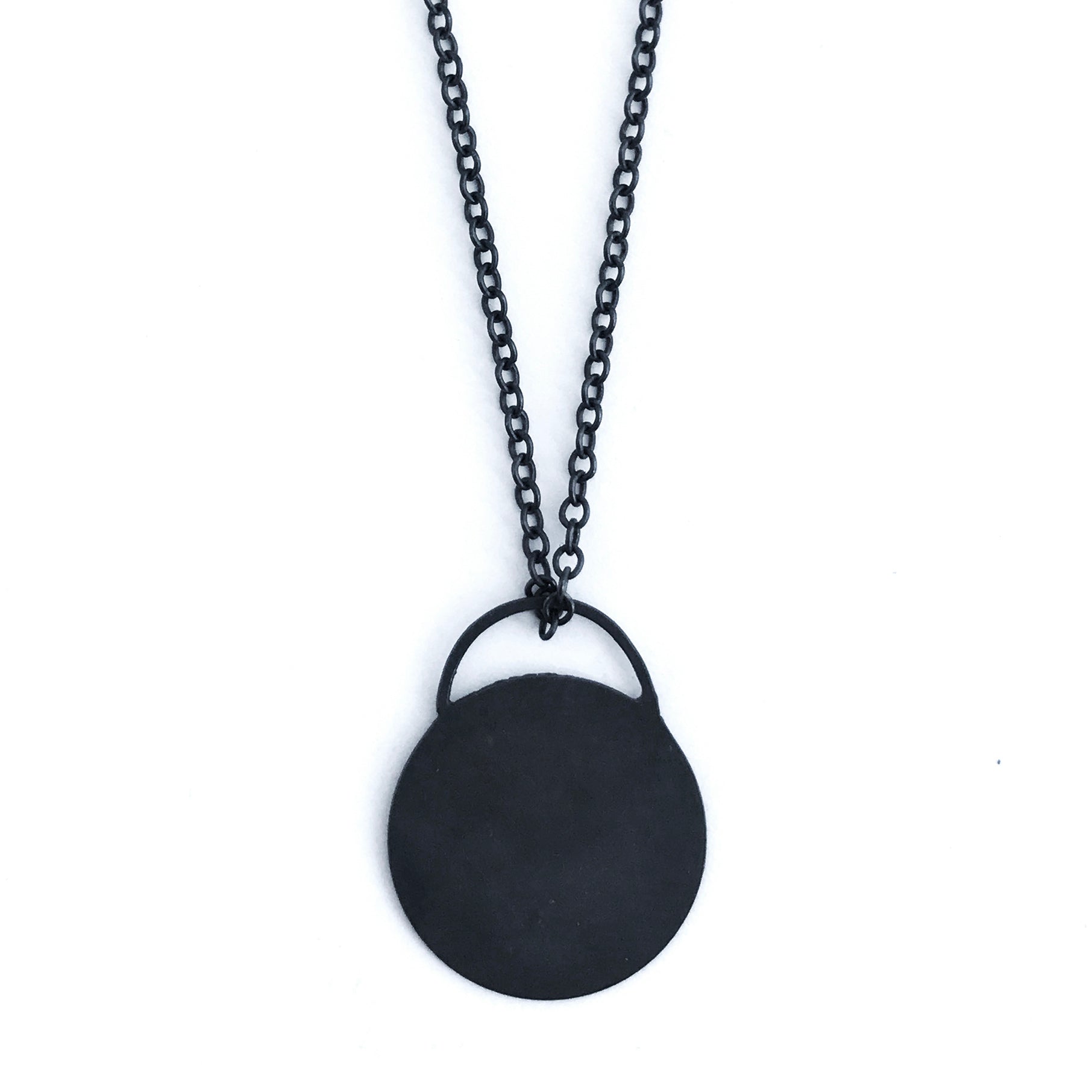 Round tag necklace - Large
