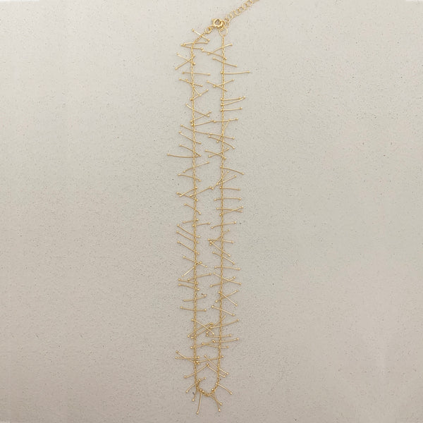 Branch Necklace gold / שרשרת ענפים זהב