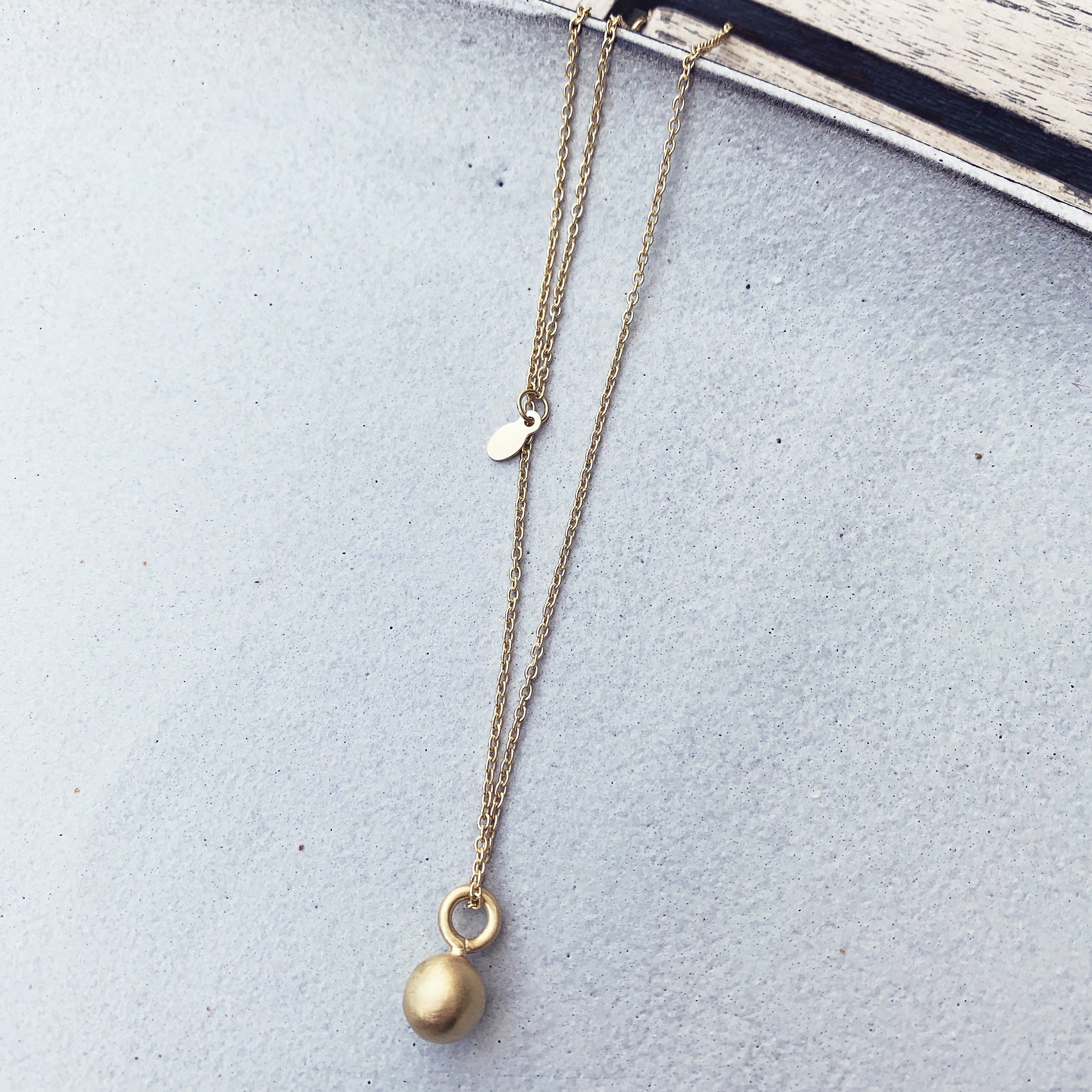 GOLD MARS 01 necklace