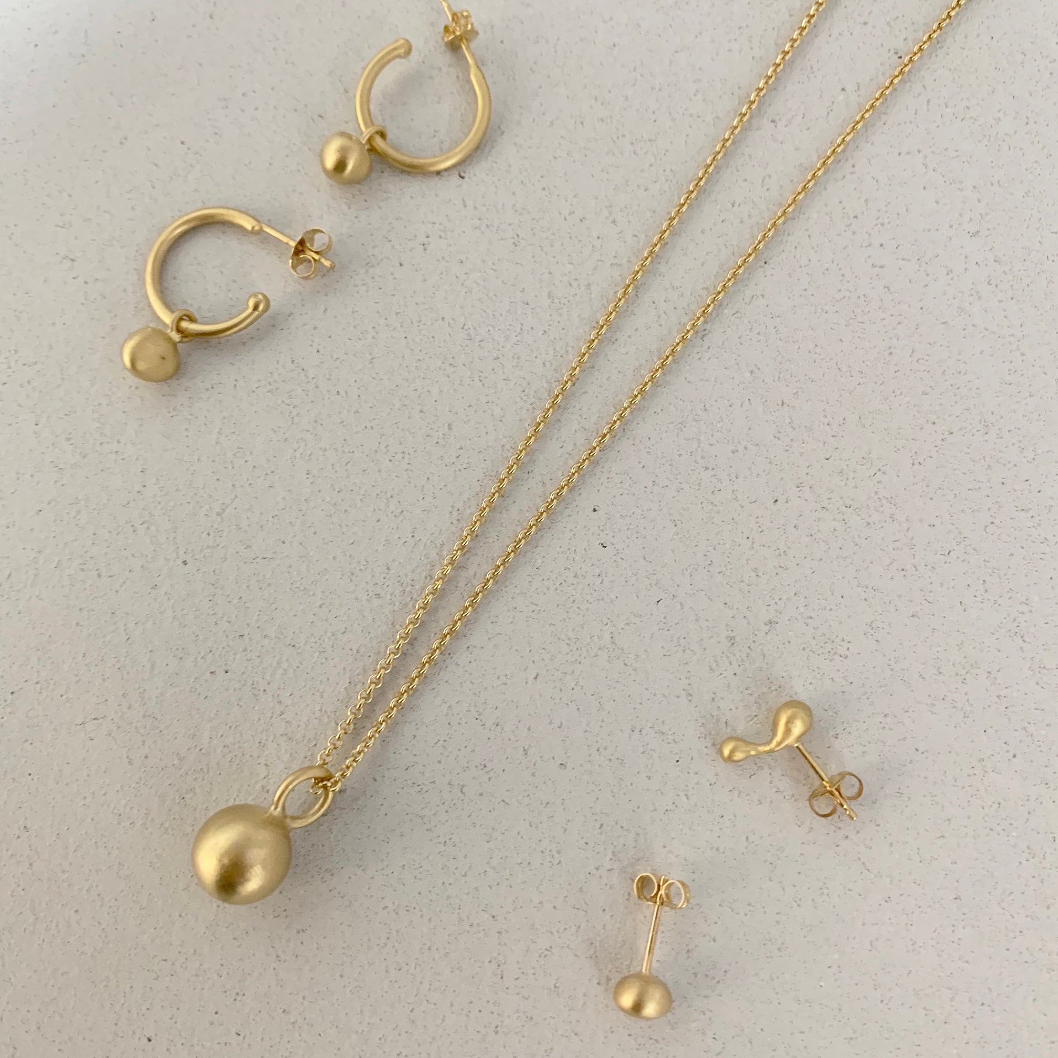 GOLD MARS 01 necklace