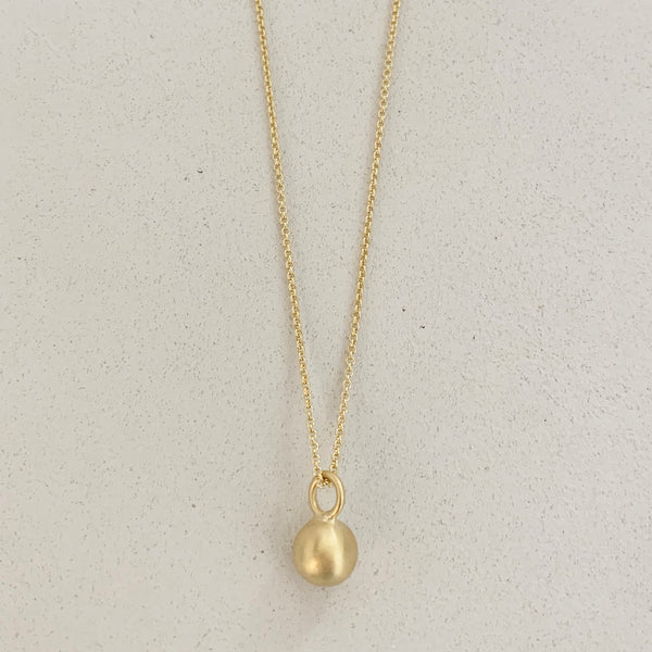 GOLD MARS 01 necklace / שרשרת משקולת זהב