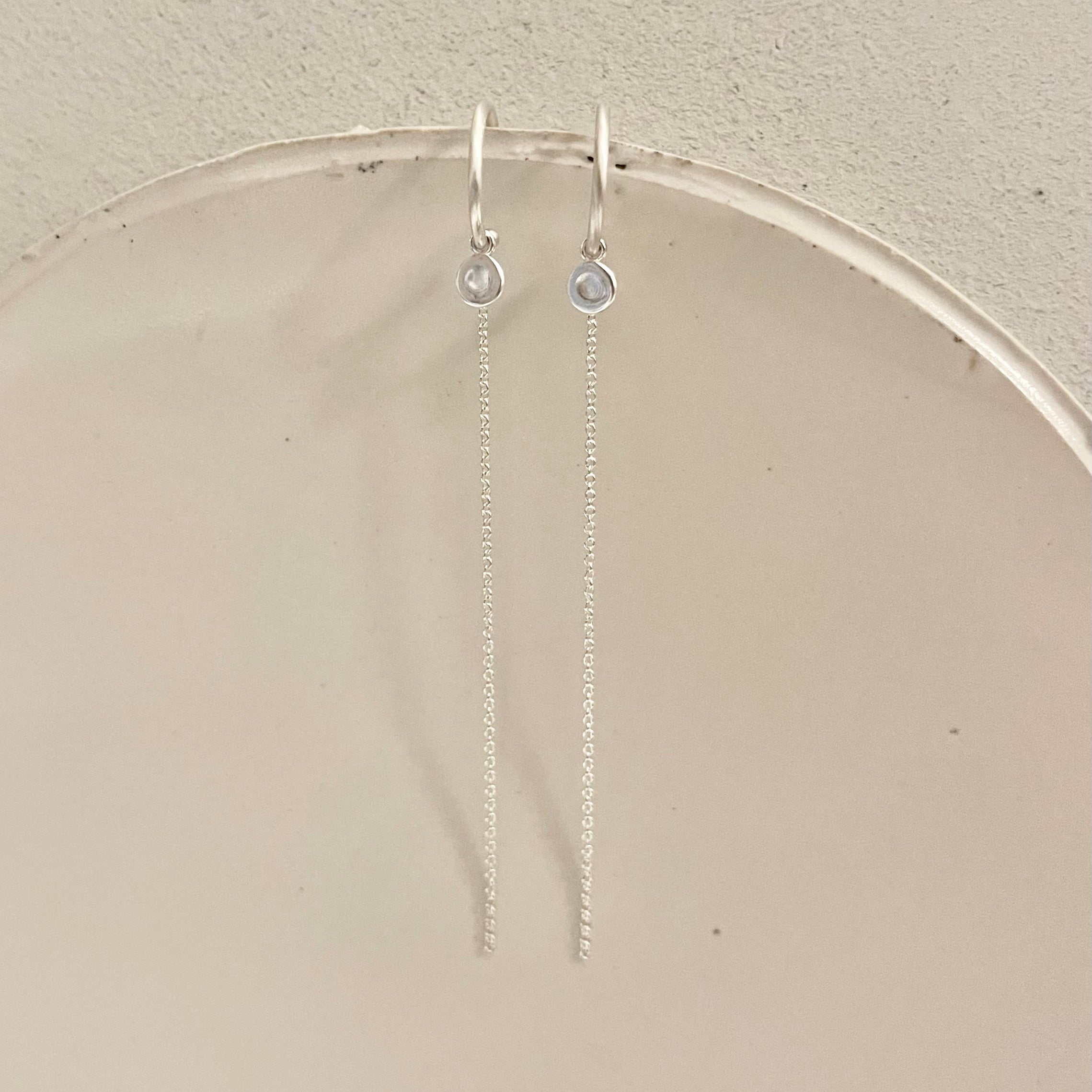 Gabi hoop silver