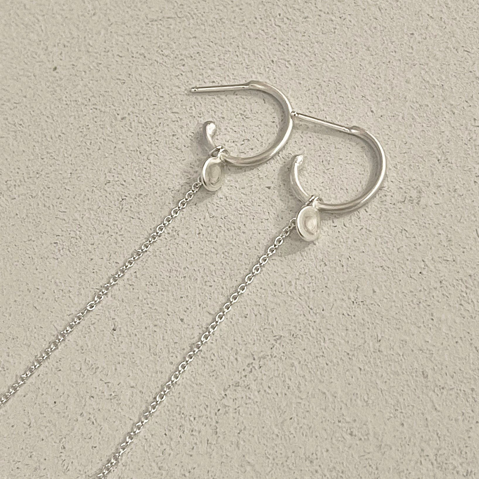 Gabi hoop silver