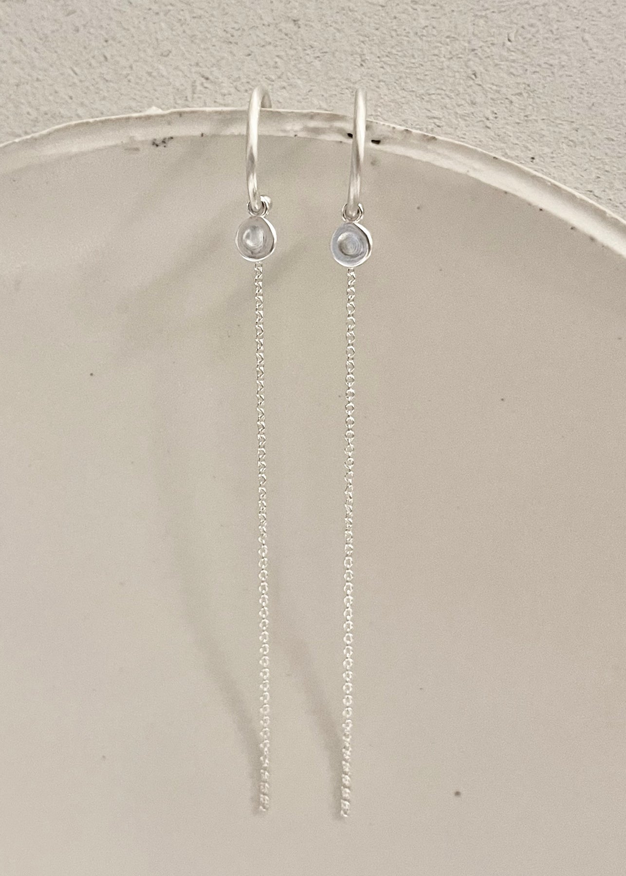 Gabi hoop silver