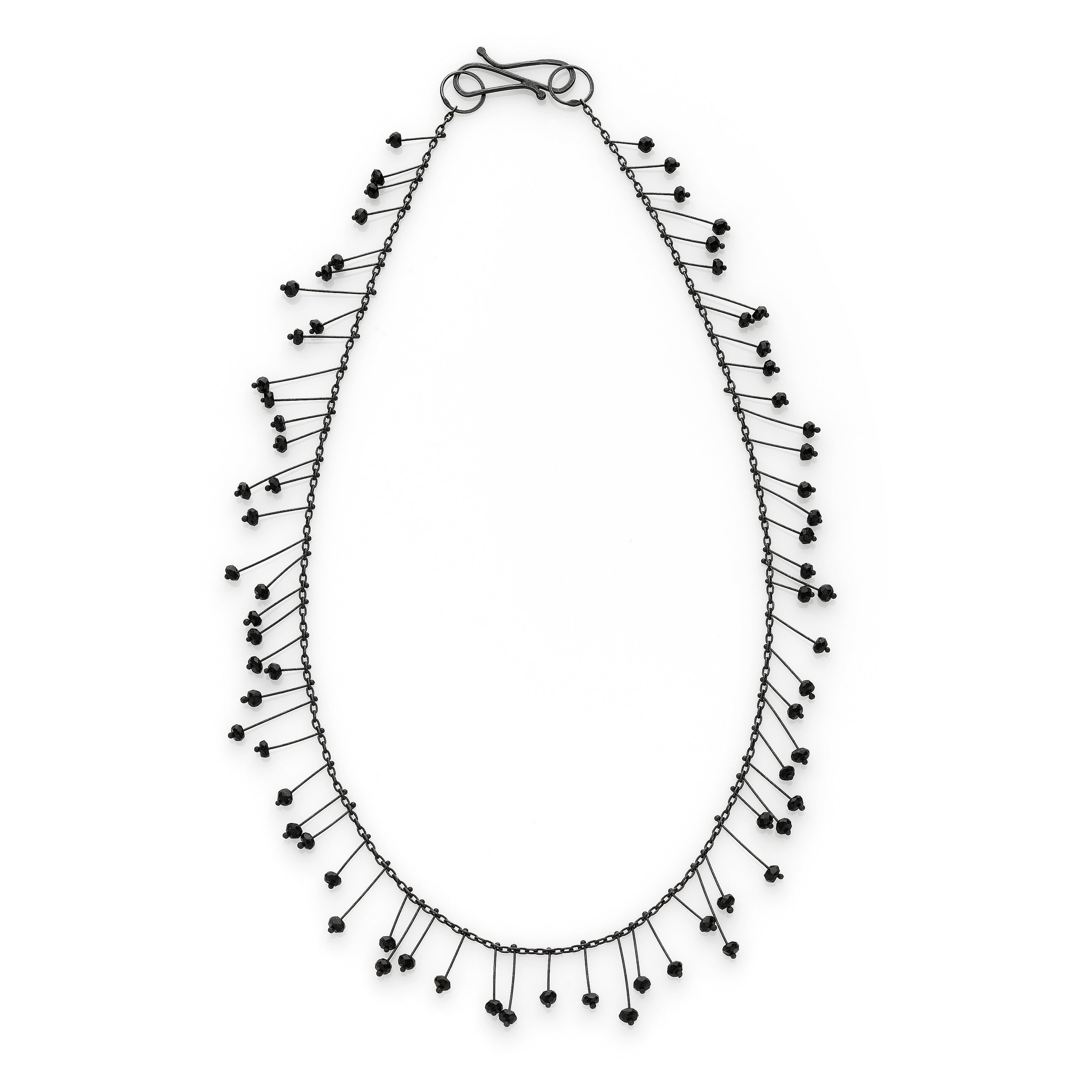 Branch necklace with stones