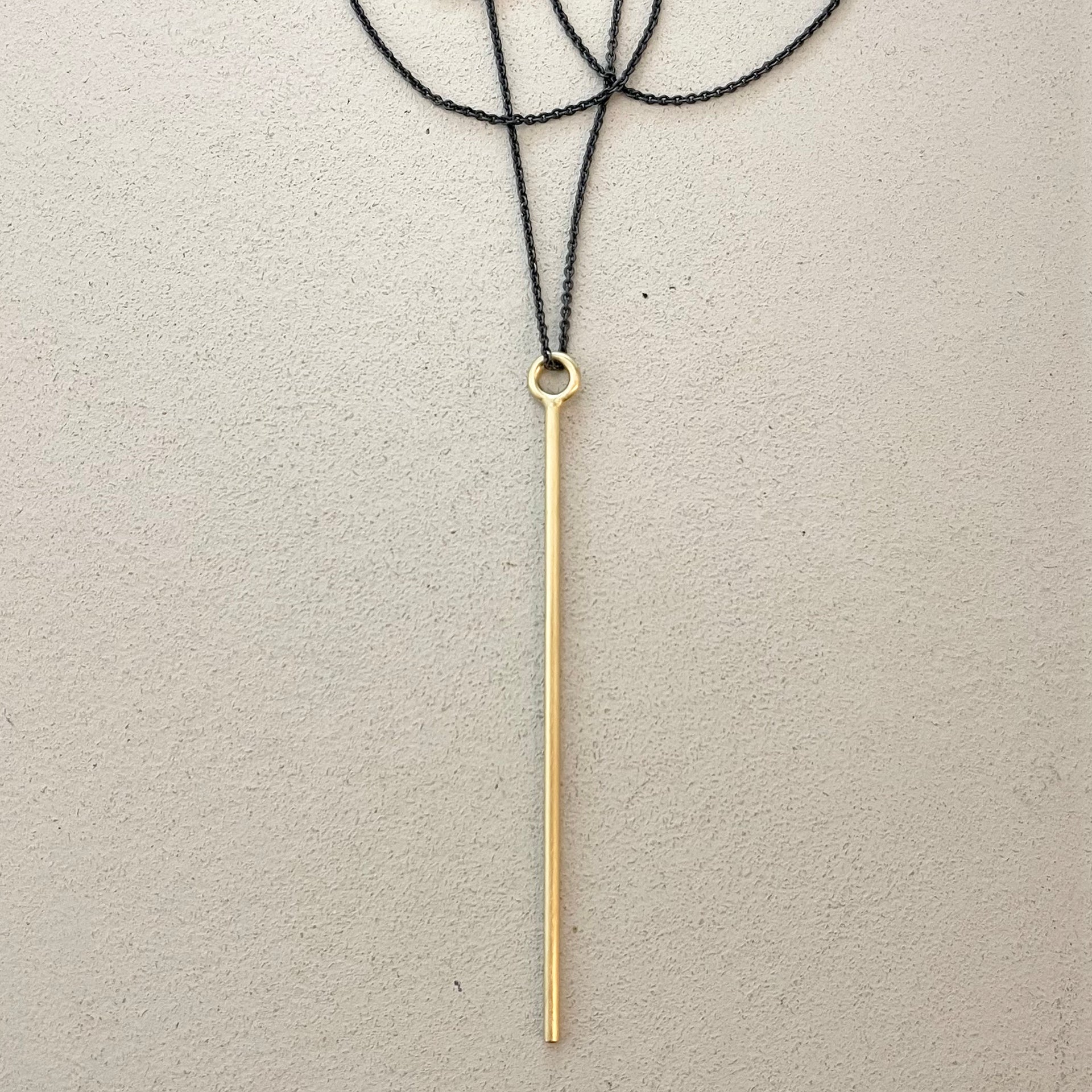 vertical line necklace