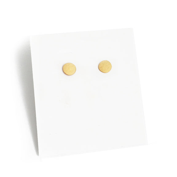 Gold dot studs