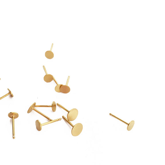 Gold dot studs