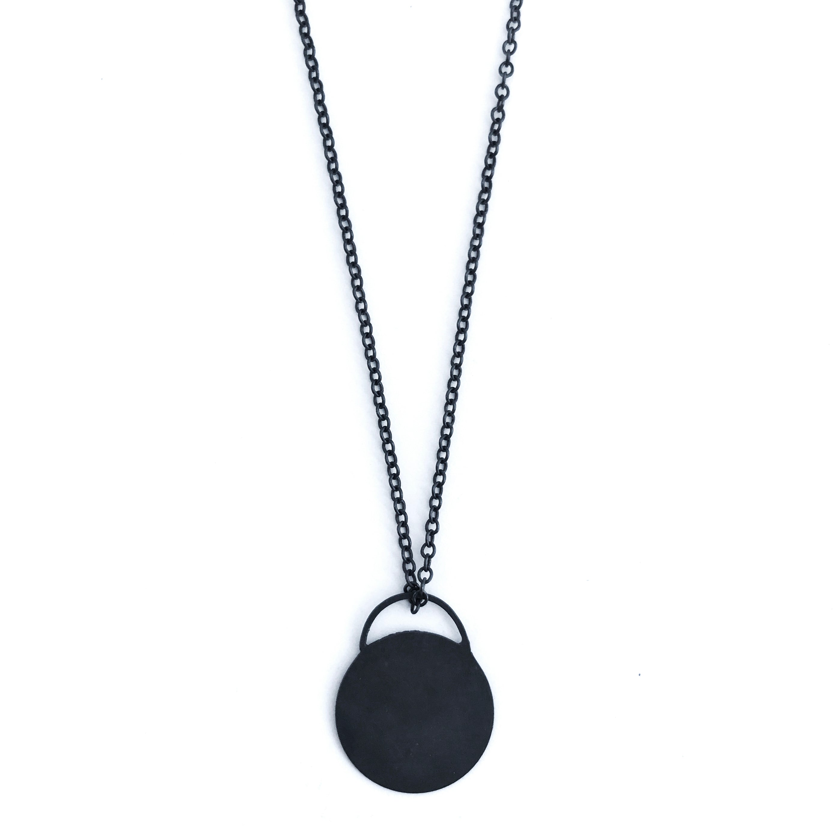 Round tag necklace - Large