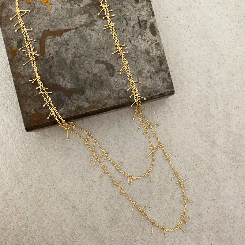 Long Branch necklace / שרשרת ענפים ארוכה