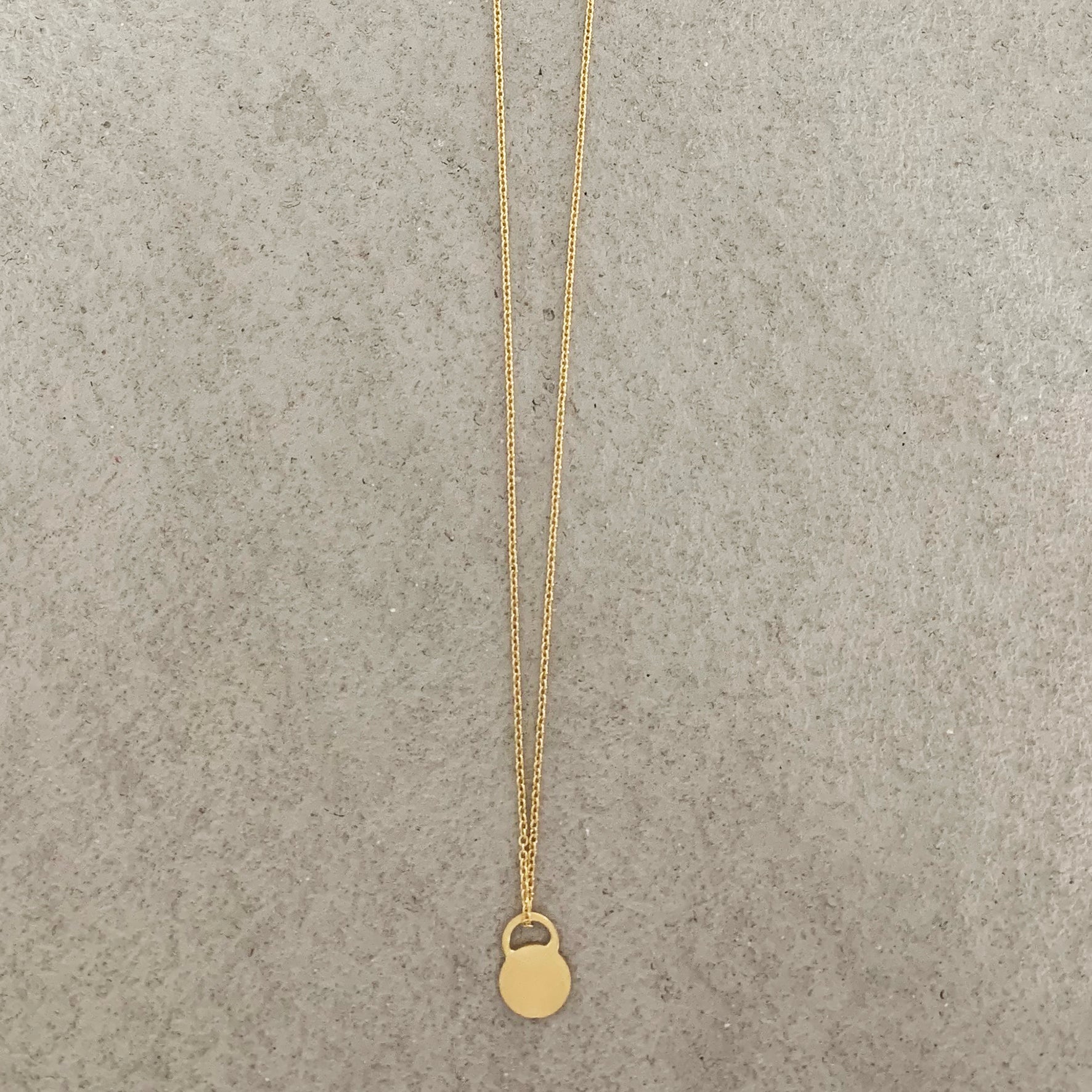Small Maya tag necklace